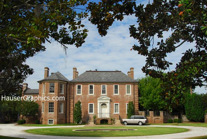 Georgian Manor House, Charleston Historic homes, robert fenwick, Magnolias of Charleston, Hauser Design 
