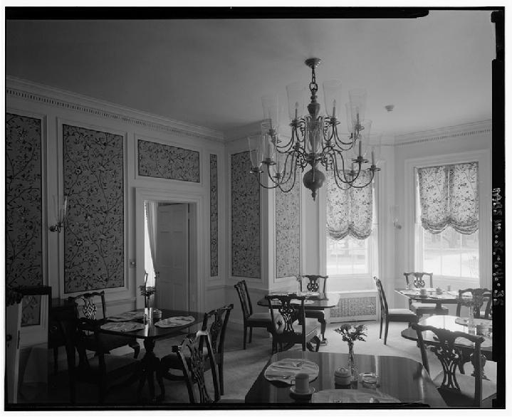 Octagon wing, 1st floor dining room, Charter Hospital Years, John's Island, SC, Stono River Plantation, 