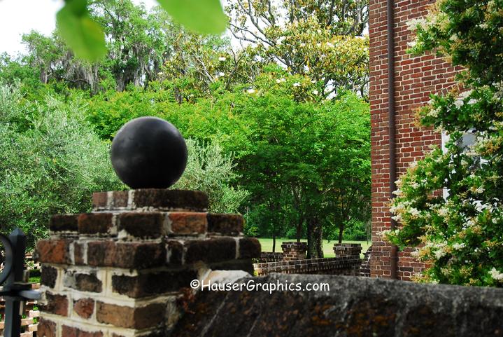 cannon ball, ancient bricks, Fenwick, charleston, english manor house, charleston militia, wood storks 