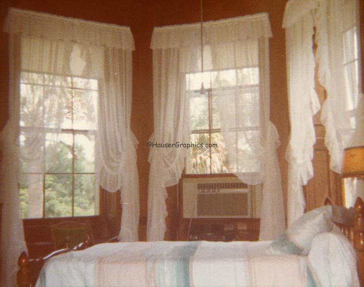 1970's SouthEast 2nd Floor Bedroom in the Octagonal Wing overlooking Penny's Creek & Stono River.  Blanchard's furnishings.  