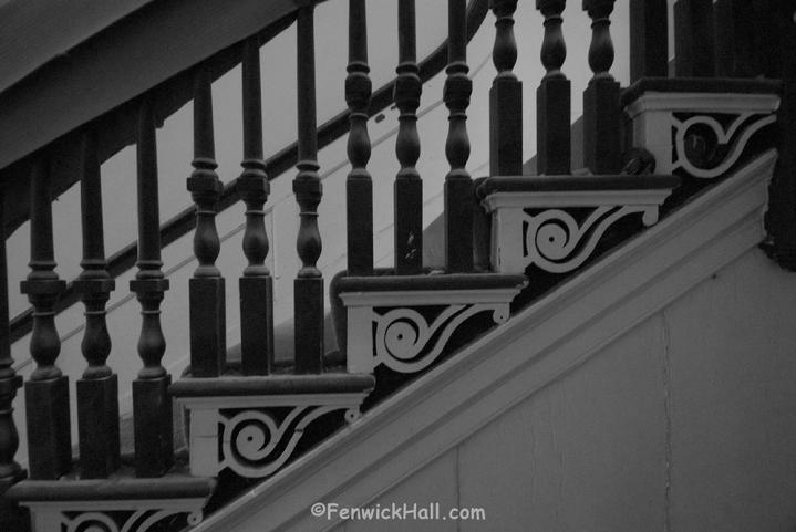 Fenwick Hall Stairs Mahogany Baluster, Charleston Plantation, John Fenwick, 